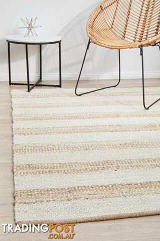 Noosa 555 Natural White Rug 400X80CM - NSA-555-NTWT-400X80