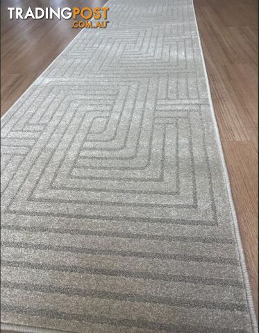 Summit Maze Beige Hallway Runner 80cm Wide 1M  - Ozlo- Beige- 7606506 - photo 5 of 6