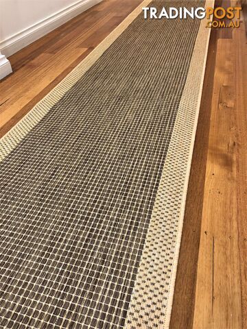 Suva Coffee Natural 17 721 Hallway Runner Non Slip 1M  - 17 721