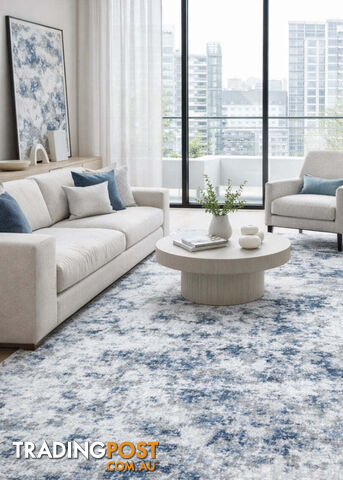 Venue Blue Rug 280x380cm - AVENUE-34025-6151-280X380