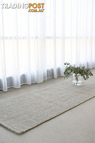 Madras Parker Dove Runner Rug 400X80CM - MAD-PARKER-DOV-400X80