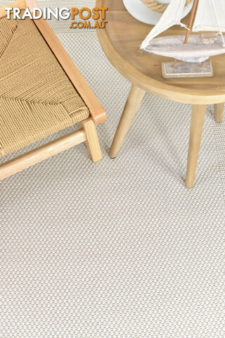 Coastal Outdoor Sisal White Rug 80x400cm - ALLSEA-3900069-80x400