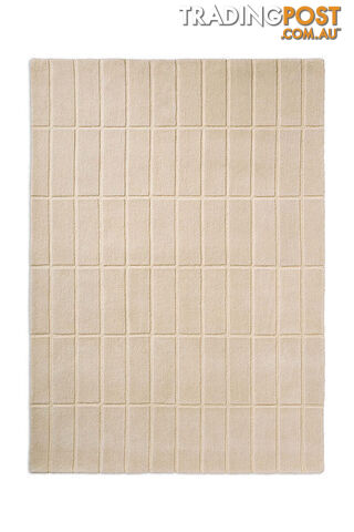 Marimekko Tiiliskivi Natural White 132901 Rug 200X140CM - BC-MKO-132901-200X140