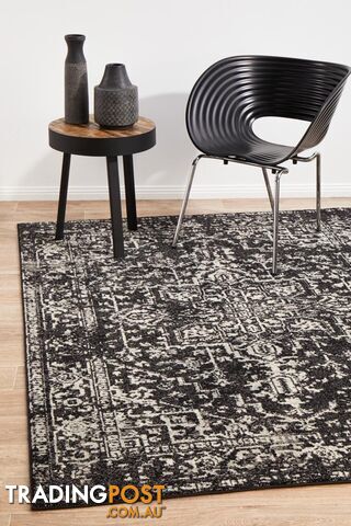 Evoke Scape Charcoal Transitional Rug 230X160CM  - EVO-253-CHAR-230X160