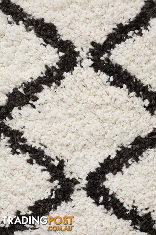 Saffron 11 White Runner Rug 400X80CM - SAF-11-WHT-400X80