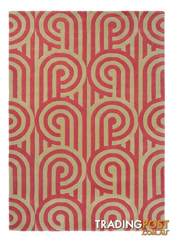Florence Broadhurst Turnabouts Claret 039200 350X250CM - BC-FB-039200-350X250