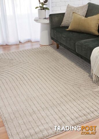 Marli Beige Streaks Rug 200x290cm - CMARLI12416-BEIGE