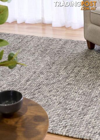 Sasha NZ Wool Blend Dark Grey 80 X 320CM - DASHA-DKGREY