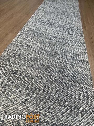 Lani Dark Grey Hallway Runner 80CM Wide 14.5M  - Park Lane Dark Grey 80cm Runner