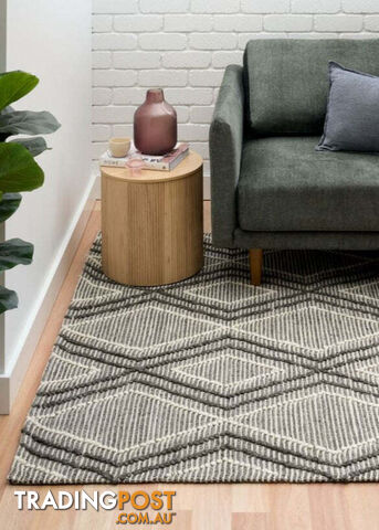Nita Charcoal Grey 155 x 225CM - BANITA10207-CHAR