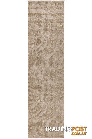 Haven Nyla Latte Runner Rug 400X80CM - HVN-NYLA-LATTE-400X80
