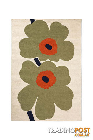 Marimekko Unikko Anniversary Dusty Green Outdoor 433017 Rug 200X140CM -...