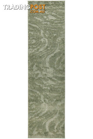 Haven Nyla Green Runner Rug 500X80CM - HVN-NYLA-GRN-500X80