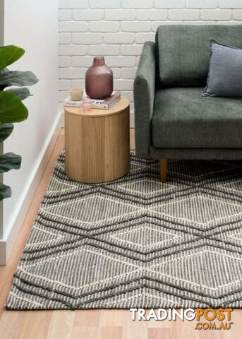 Nita Charcoal Grey 300 x 400CM - ESILVER10207-CHAR