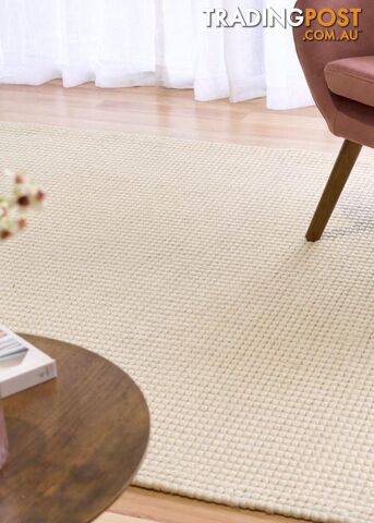 Sasha NZ Wool Blend Rug Cream 300x400cm - EDASHA-CREAM