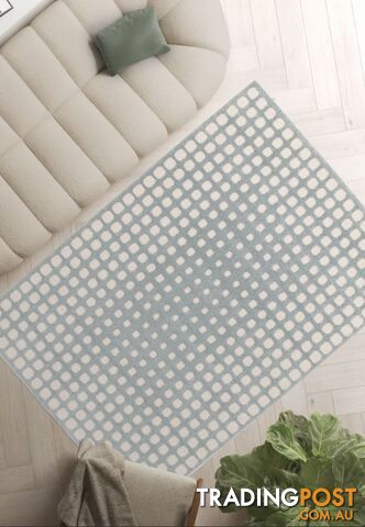 Cancoon Blue Squares 240x 340CM - DOSMOND59854-361