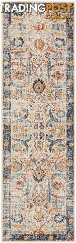 Evoke Peacock Ivory Transitional Runner Rug 500X80CM - EVO-255-IVO-500X80 - photo 4 of 9