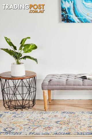 Evoke Peacock Ivory Transitional Runner Rug 500X80CM - EVO-255-IVO-500X80 - photo 3 of 9