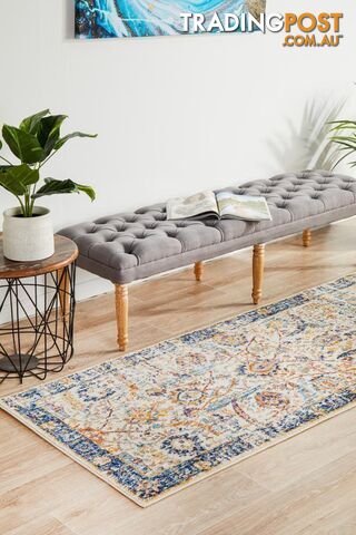 Evoke Peacock Ivory Transitional Runner Rug 500X80CM - EVO-255-IVO-500X80 - photo 2 of 9