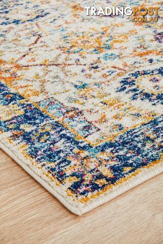 Evoke Peacock Ivory Transitional Runner Rug 500X80CM  - EVO-255-IVO-500X80 - photo 5 of 9