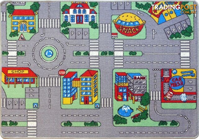 Traffic Plus Kids Playmat 100x150cm  - PLAYMAT-TRAFFIC