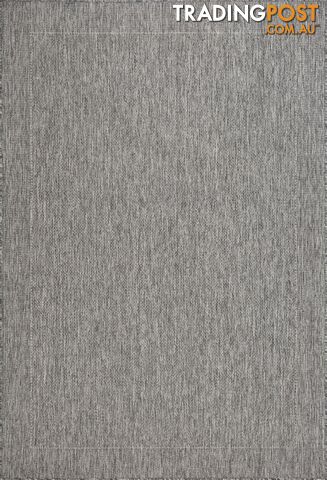 Malia Silver White Non Slip Rug 200x290CM - C20022-SILVERWHITE