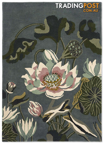 Wedgwood Waterlily Midnight Pond 038608 180X120CM - BC-WED-038608-180X120