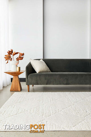 Serenade Shilo White Rug 230X160CM - SER-SHILO-WHT-230X160