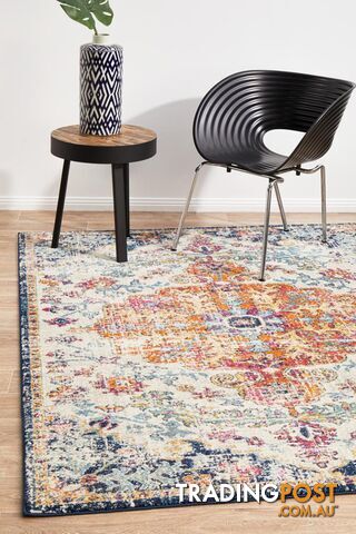 Evoke Carnival White Transitional Rug 300X80CM - EVO-254-WHI-300X80