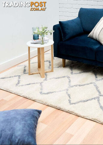 Luana 7 Ivory Grey Rug 240 x 380CM - DLUANA701-IVORYGREY