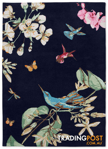 Wedgwood Hummingbird Navy 378180 180X120CM - BC-WED-037818-180X120