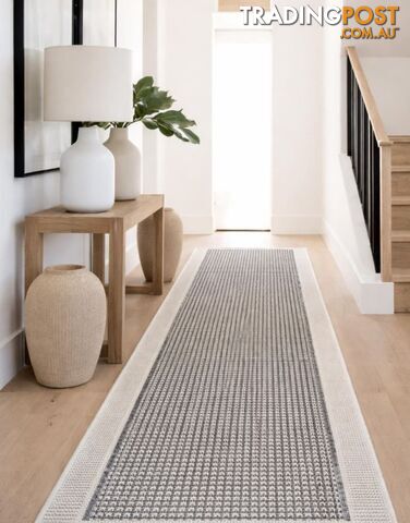 Chino 2822 Taupe Linen Hallway Runner Non-Slip 67CM Wide 1M - Chino 2822 Taupe Linen 67cm - photo 2 of 6