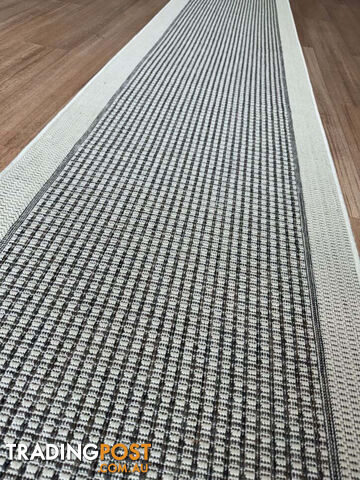 Chino 2822 Taupe Linen Hallway Runner Non-Slip 67CM Wide 1M - Chino 2822 Taupe...