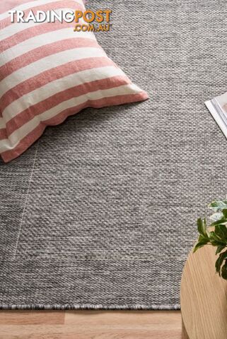 Malia Silver White Non Slip Rug 160x230CM - B20022-SILVERWHITE