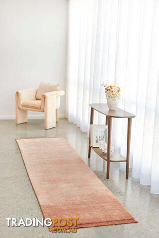 Diva Pink Runner Rug 400X80CM - CLO-KIN-BLUSH-400X80