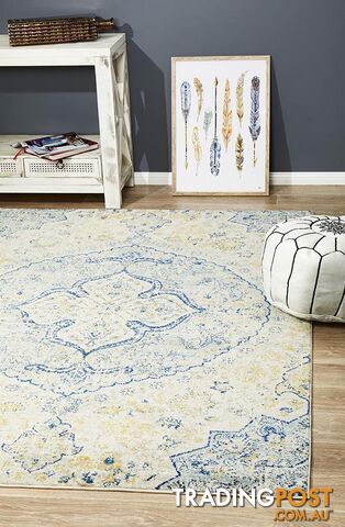 Museum Tyler Sky Blue Rug 400X80CM - MUS-867-SKY-400X80