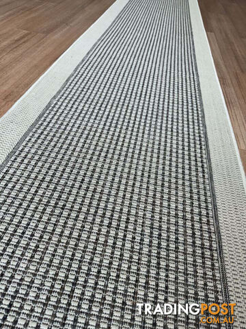 Chino 2822 Taupe Linen Hallway Runner Non-Slip 67CM Wide 2M - Chino 2822 Taupe...