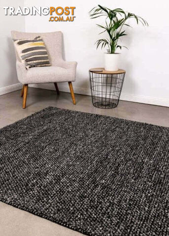 Ava Charcoal Rug 155 x 225CM - BAVENUE-CHARCOAL