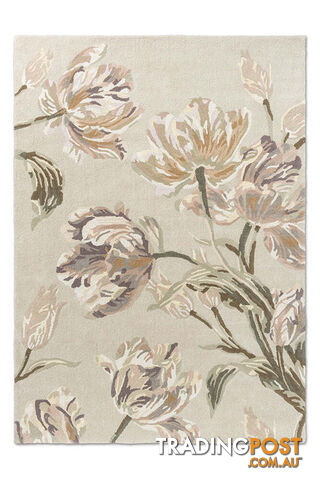 Laura Ashley Gosford Natural - Sage Green 081307 Rug 350X250CM -...