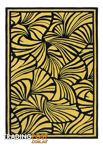 Florence Broadhurst Japanese Fans Gold 039305 280X200CM - BC-FB-039305-280X200