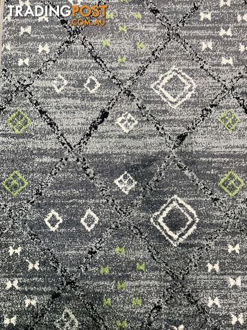 Seville Grey Green Hallway Runner 80CM Wide 1M - AXON-614567-Grey-Green-Runner - photo 4 of 4