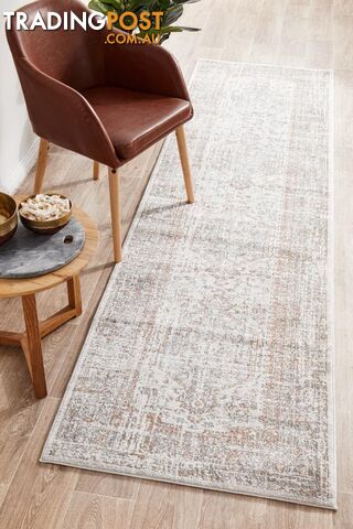 Mayfair Lorissa Silver Runner Rug 300X80CM  - MAY-LOR-SIL-300X80