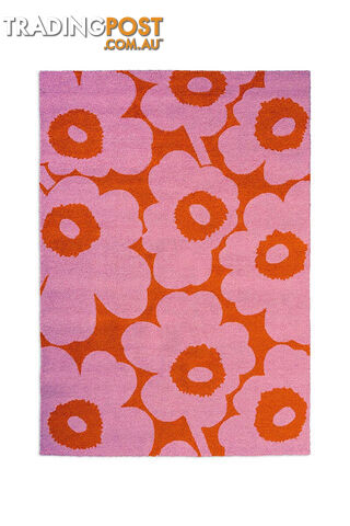 Marimekko Unikko Pink Orange Outdoor 434302 Rug 230X160CM -...