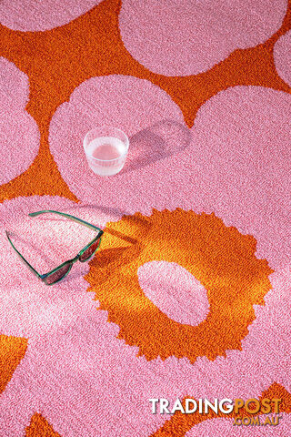 Marimekko Unikko Pink Orange Outdoor 434302 Rug 230X160CM - BC-MKO-434302-230X160 - photo 3 of 7
