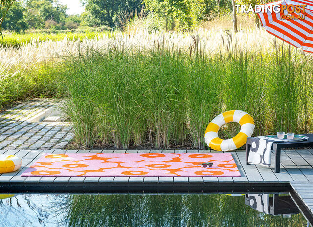 Marimekko Unikko Pink Orange Outdoor 434302 Rug 230X160CM - BC-MKO-434302-230X160 - photo 2 of 7