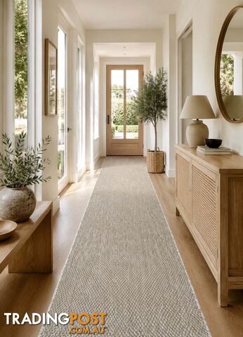 Malia Sand Hallway Runner Non-Slip 67cm Wide 2M  - CHINO 20022 SAND 67CM - photo 4 of 8