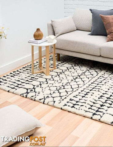 Luana 71 Ivory Charcoal 160 x 230CM - LUANA-71-IVORY-CHARCOAL