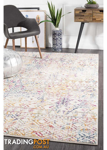 Oasis Ismail Multi Grey Rustic Rug 500X80cm - OAS-456-MULT-500X80