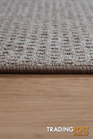 Phoenix Taupe Hall Runner 67cm Wide Non Slip Backing 2.5M - TANGO - TAUPE 80CM - photo 4 of 7