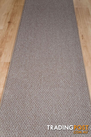 Phoenix Taupe Hall Runner 67cm Wide Non Slip Backing 2.5M - TANGO - TAUPE 80CM - photo 2 of 7